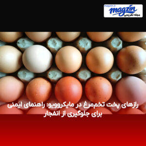رازهای پخت تخم‌مرغ در مایکروویو: راهنمای ایمنی برای جلوگیری از انفجار